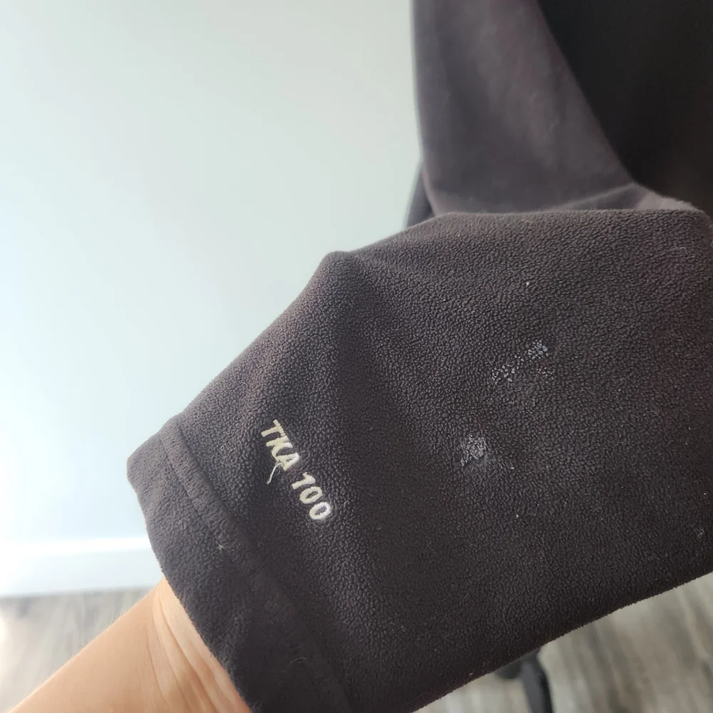 Vintage The North Face Black Fleece 1/2  Zip Pullover Large